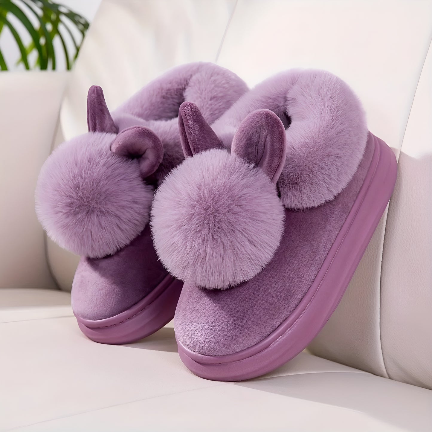 Flippy™ | Pluche Konijnensloffen