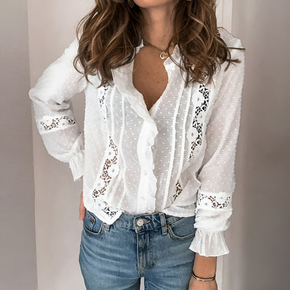 Esila™ | Elegante Kanten Top