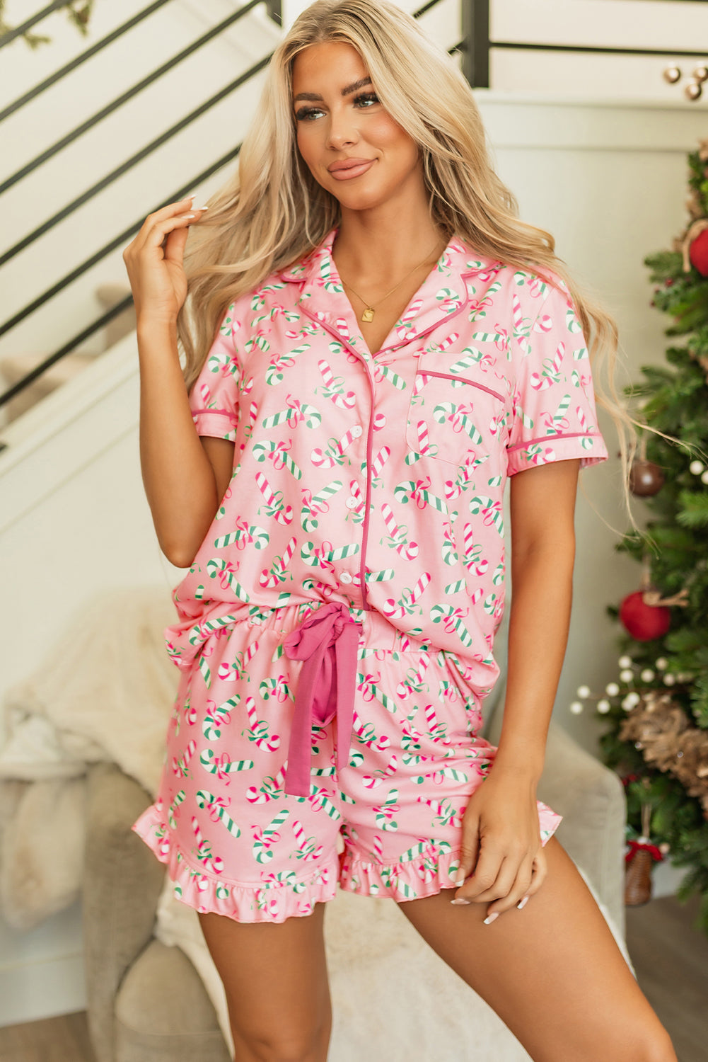 Saviere™ Candy Cane Pyjama Set